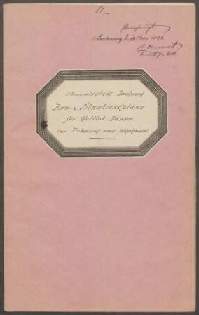 Häuser, Gottlob, Rotgerber Bau eines Wohnhauses