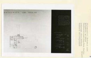 Botschaft am Rhein, Bonn-Bad Godesberg (Diplomarbeit bei Kurt Dübbers): Grundriss Kellergeschoss - 1.50 bis - 4.75, 1:200