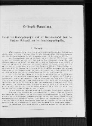 Gefängniß-Verwaltung.
