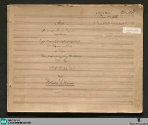 Masses - WK Mus.Ms. 18 : Coro, orch; f