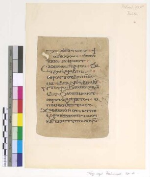 [Theotokia] : Fragm. copt. Pischoi Psalmod. 75