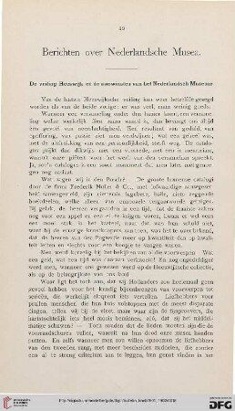 3: De veiling Heeswijk en de aanwinsten van het Nederlandsch Museum