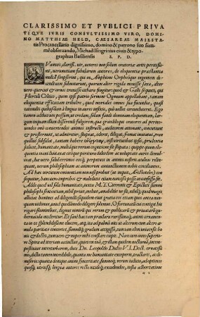 Responsorvm Ivris Sive Consiliorvm Dn. Vdalrici Zasii LL. Doct. Clarissimi Et In Academia Fribvrgensi Qvondam ordinarij, liber ..., 2
