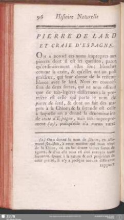 Pierre De Lard Et Craie D'Espagne