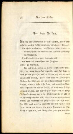 Von den Nelken.