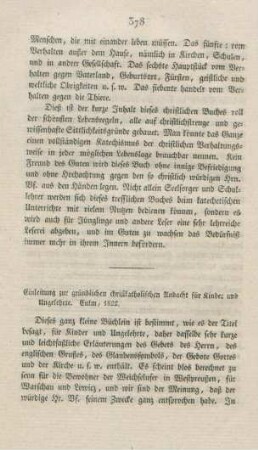 378-379 Einleitung zur gründlichen christkatholischen Andacht für Kinder und Ungelehrte