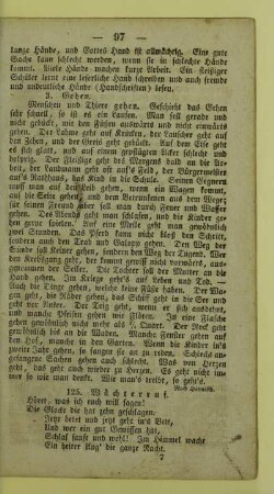 125. Wächterruf