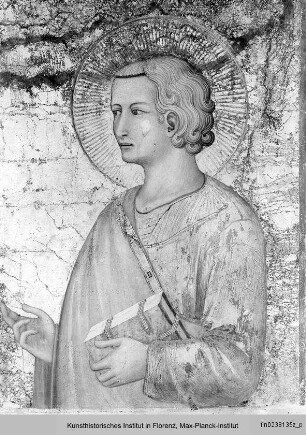 Maria mit Kind und Heiligen - Altarbild: Maria mit Kind, den hl. Franziskus u. Johannes Ev.
