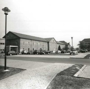 Zwickau, Werdauer Straße 62. Kaserne . Nebengebäude. Hofseite