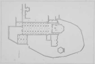 Grundriß der ehemaligen Kirche des Klosters Altenzelle, Blatt 65