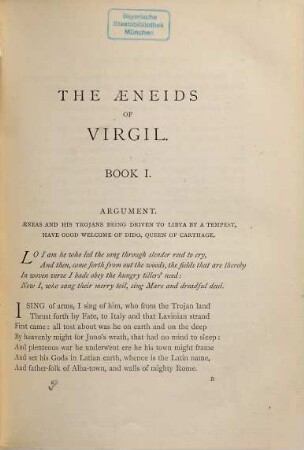 The poetical works of William Morris, X. The Æneids of Virgil : Done into English verse by William Morrison