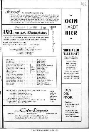 Axel an der Himmelstür