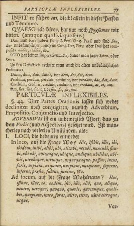 Particulæ Inflexibiles.