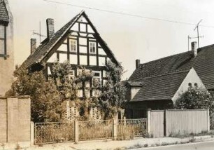 Breunsdorf. Bauernhof, Nr. 9 (um 1800). Straßenansicht. Zustand nach Freizug für Kohleabbau