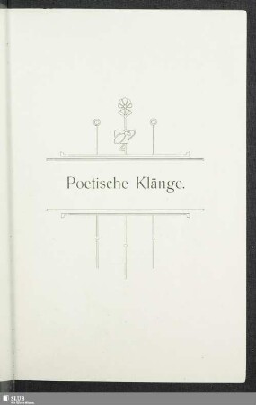 X. Poetische Klänge
