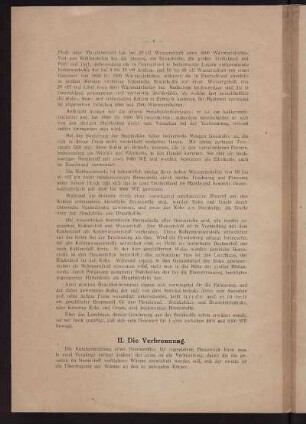 II. Die Verbrennung.