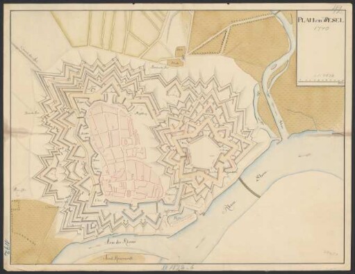 Plan von Wesel