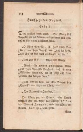 Funfzehntes Kapitel. Ende!!