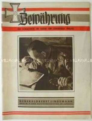 Reich bebilderter Sonderdruck über die Belagerung von Leningrad
