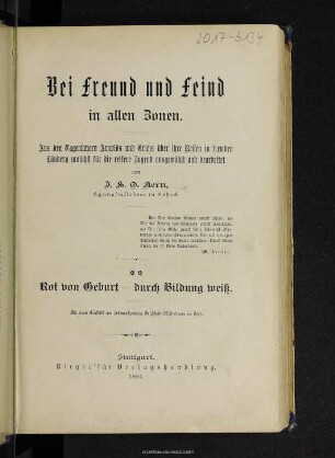 Rot von Geburt - durch Bildung weiß