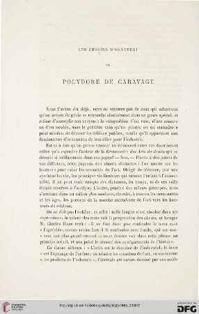 6: Les dessins d'ornement de Polydore de Caravage