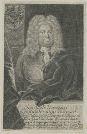 Bildnis des Christoph Henricus de Berger