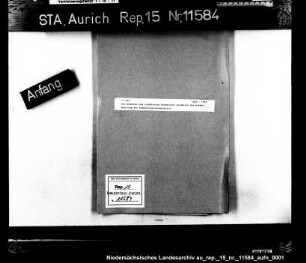 Die Bedenken des Landdrosten Bacmeister anläßlich der Wiederbesetzung der Kammerkonsulentenstelle