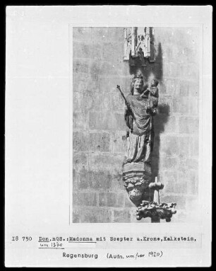 Madonna mit Zepter und Krone