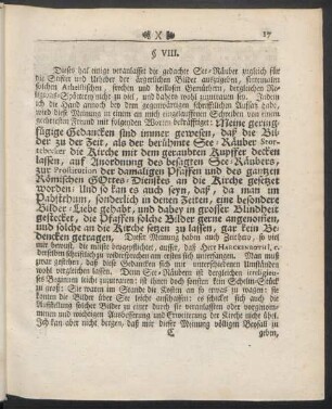 § VIII. [Fortsetzung dieser Materie]
