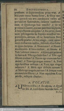 2. Vocatio