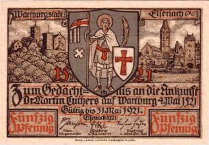 Notgeld der Stadt Eisenach