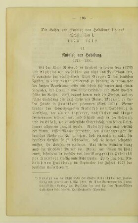41. Rudolph von Habsburg. 1273 - 1291