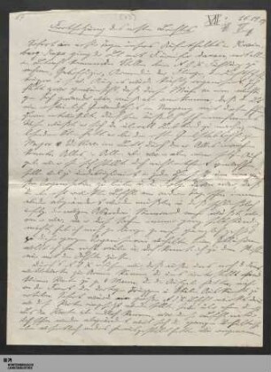 Sechster Bericht und Fortsetzung des zweiten Berichtes, begonnen am 16.12.1917