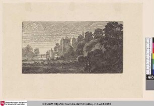 [Das 'Spaernwouder' oder 'Amsterdamsche Poort' bei Haarlem; The 'Spaernwouder' or 'Amsterdamsche Poort' at Haarlem]