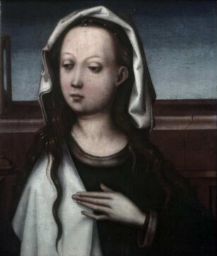 Teile vom Hochaltar der Frankfurter Dominikanerkirche — Maria der Verkündigung