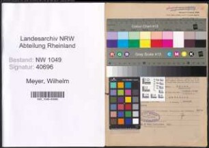 Entnazifizierung Wilhelm Meyer , geb. 13.02.1901 (Fabrikant)