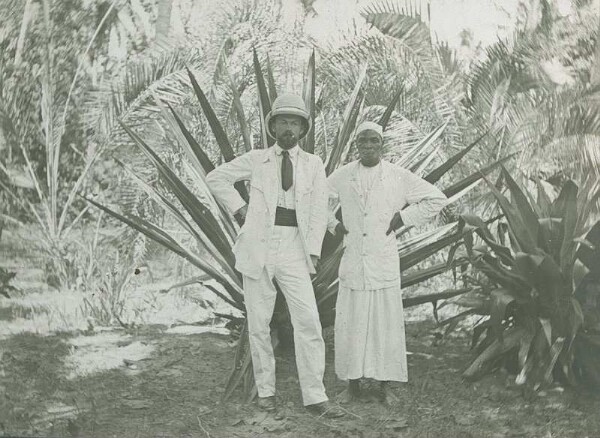 E. Bishop in the cultural garden in Dar es Salaam.