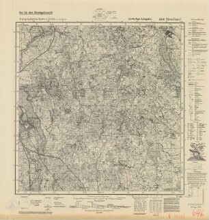 19101 Treuburg, Topographische Karte 1:25000 (4cm - Karte)
