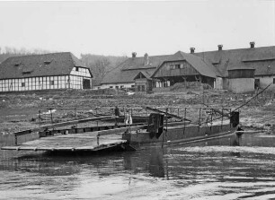 Alte Fähren an der Weser