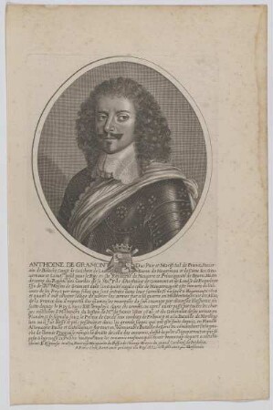 Bildnis des Anthoine de Gramont