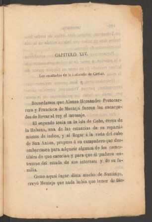 Capítulo XIV. : Los resultados de la instancia de Cortés.