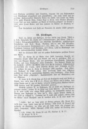 22. Sirchingen.