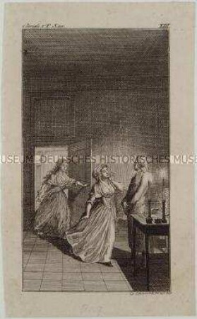 Illustration zu Samuel Richardsons Briefroman "Clarissa" - Blatt 13 (von 24)