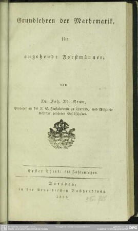 1: Die Zahlenlehre