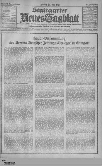 Stuttgarter neues Tagblatt : südwestdeutsche Handels- und Wirtschafts-Zeitung