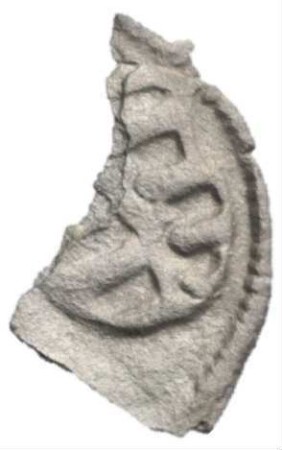 Fundmünze, Pfennig (einseitig), 16. Jh.