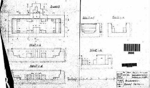 Hochhausen (Tauber): Nebengebäude Brückenwaage Grundriß,Schnitte