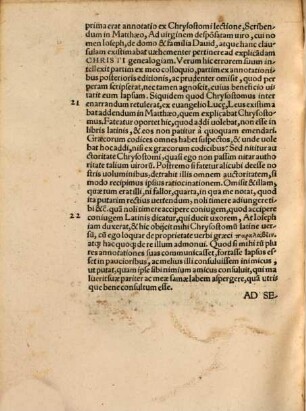 Erasmi Roterodami Liber Vnvs, Qvo Leicis [con]uicijs, sine talio[n]e respo[n]det, [3]. Liber Alter Erasmi Roterodami, quo respondet reliquis annotationibus Eduardi Lei