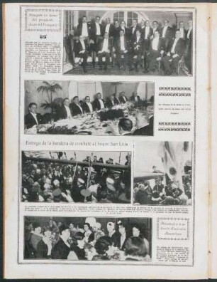 Banquete en honor del presidente electo del Paraguay