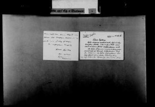 Curt Amend, Karlsruhe, an Heinrich von und zu Bodman: Berichte der Mannheimer Volksstimme und des Volksfreundes über den Fall Cohausz, 14.12.1912.